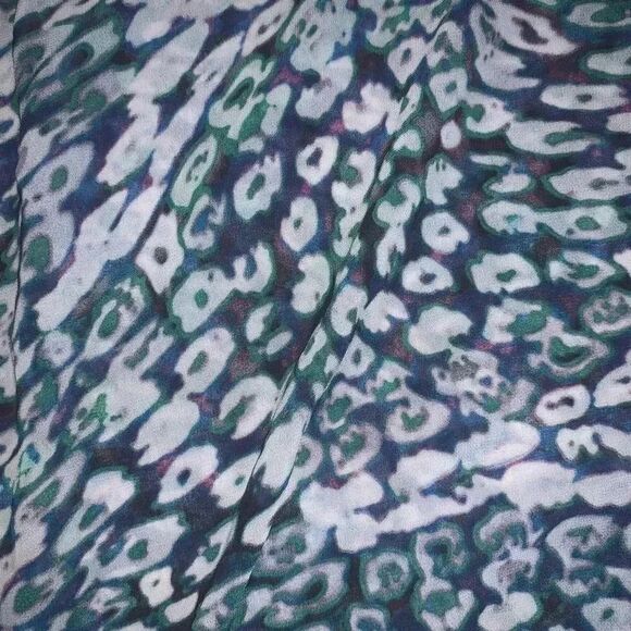 Guess leopard multi color blouse - Picture 3 of 4